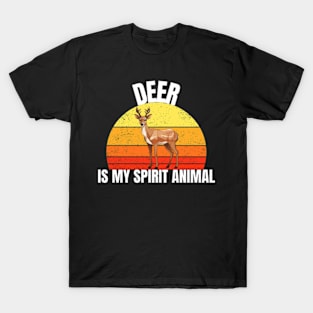 Deer Is My Spirit Animal - Cute For Women, Girl T-Shirt